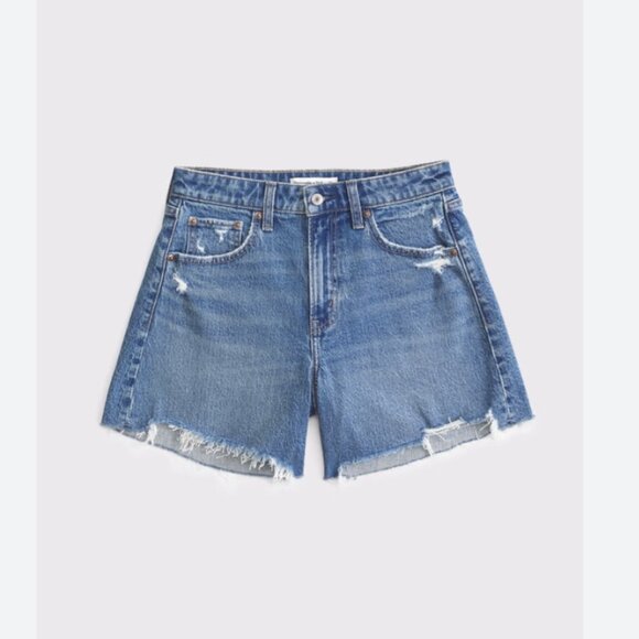 Abercrombie & Fitch High Rise Mom Shorts - Picture 1 of 4